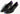 Vtg 1980s - 1990s Retro Mosaic Brand Women's Black & Purple Leather High Heels