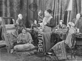 Vtg 1927 Rudolph Schildkraut W/ Girls (Turkish Delight) Silent Movie Photo #2018