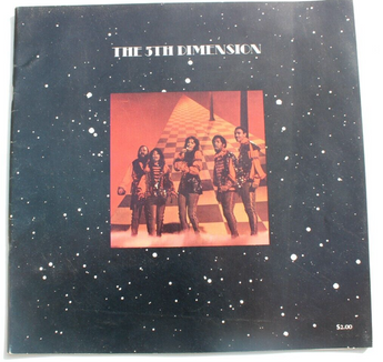 Vintage 1971 The 5th Dimension Music Concert Program Brochure