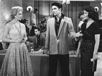 Vtg Black & White Portrait of ELVIS PRESLEY Filming Of Jailhouse Rock Photo #612