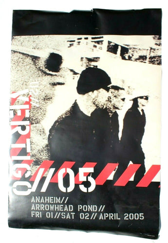 U2 STAPLES CENTER VERTIGO APRIL 5 & 6 2005 TOUR POSTER 24x36
