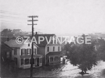 Vtg 1940s 1950's (Santa Cruz) California City Flood Flooding Disaster Photo #582