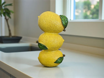 New Yellow Fresh Summer Citrus3 Stacked Lemon Kitchen Room Decor