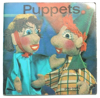 Vintage 1969 Herder & Herder Puppets Play Crafts How To Make Puppets Book