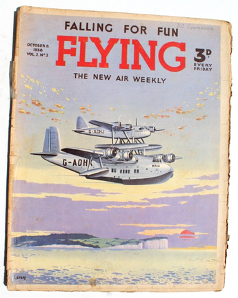 Vtg Oct 8, 1938 Flying Aviation Magazine Vol. 2 No. 2 Air Weekly