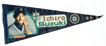 Vintage Ichiro Suzuki #51 Outfielder Felt Flag Banner Souvenir Pennant Flag
