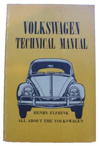 Vtg 1968 Volkswagen 1300 & 1500 Technical Manual Henry Elfrink Book