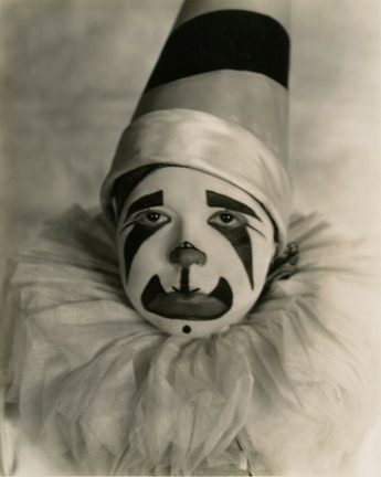 Vtg 1929 Clara Bow Pierrot Carnival Circus Clown Performer Actor Photo #2839
