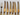 Antique 1800s Victorian Bone Fork & Knife Set Utensils Silverware
