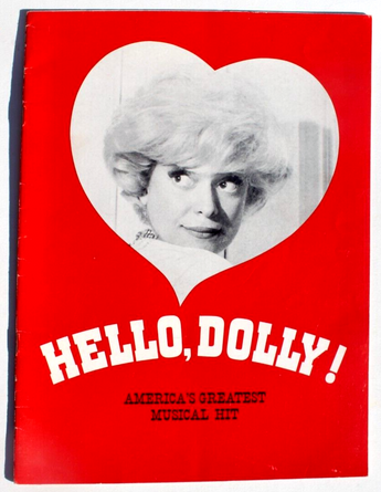 Vintage Original Musical Program 1967 Hello Dolly ! Carol Channing Brochure