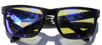 Oakley Holbrook Julian Wilson Sunglasses OO9102-26 Matte Black / Violet Iridium