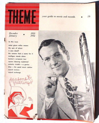 Vintage December / January 1953 - 1954 Theme Music Magazine (Glen Miller)
