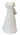 New Shabby Chic White Wedding Dress Shaped Decor Decorations Ceramic Flower Vase
