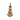 New Large Boho Brown & White Crocheted Christmas Tree Holiday Room Decor 19"