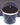 Vtg Mid Century Thermos Ice Tub, Ice Bucket, Black Drum, Model 9940, Made in USA