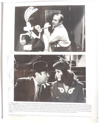 VINTAGE Signed JOANNA CASSIDY Roger Rabbit GLOSSY BLACK & WHITE Photo 8X10