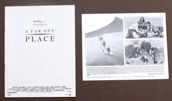 Vtg A Far Place Movie Promo T.V. Film Press Kit / Lobby Card Photos