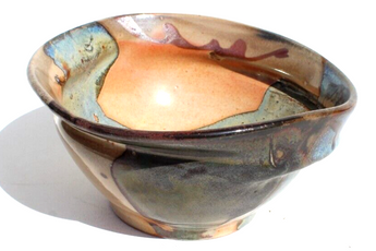Vintage Signed JS Handmade Studio Art Ceramic Collectable Pottery Bowl
