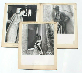 Lot of 3 Vtg Original 1931 Town & Country Magazine Editorial Proof Model Photos