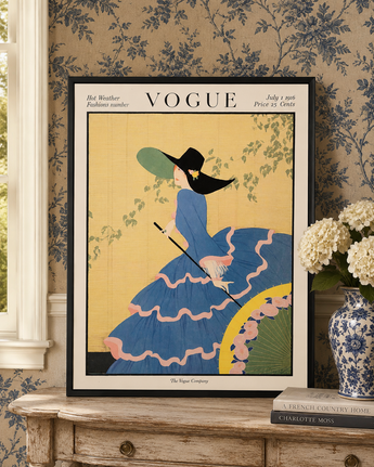 New 1916 Vogue Magazine Cover framed Art Decor Fashion Print Fashion Wall Art