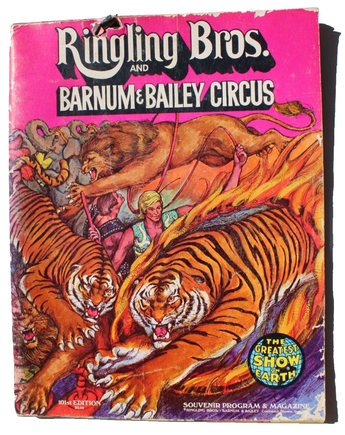 Vintage Ringling Bros and Barnum & Bailey Circus 101st Edition Souvenir Program