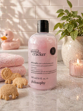 NEW Philosophy Animal Cracker Body Wash Shower Gel & Bubble Bath 16oz 480ml Skin