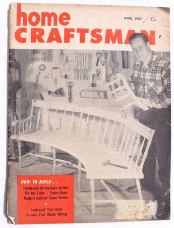 Vintage April 1959 Home Craftsman Magazine / Guide (How to Build)