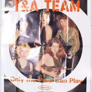 Vtg 1984 The T & A Team (Tanya Lawson) Sexploitation One Sheet Movie Poster