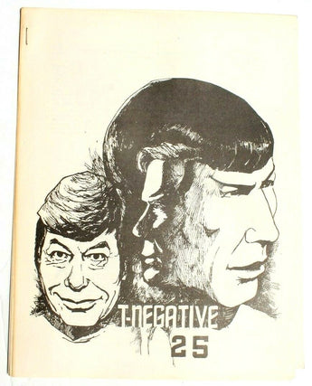 Vintage 1974 T- Negative 25 Star Trek Fanzine Zine