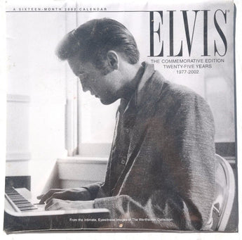 Sealed 1977 - 2002 ELVIS PRESELY 2002 CALENDAR THE COMMEMORATIVE EDITION