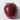 Vintage Red Teacher Polished Stone Red Apple Brass Stem Paperweight