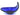 Vtg Collectible Cobalt Blue Curved Glass Serving / Appetizer Bowl