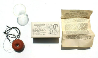 Vtg NOS 1960s - 1970s Rare Magic Trick Gag - Vanishing Whiskey Glass Magic