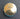 Vintage 1980's Large Light Aqua Blue Beaded Circle Pendant Jewelry