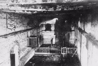 Vtg El Camino Real California Mission Inside A Mission Church in 1875 Photo #877