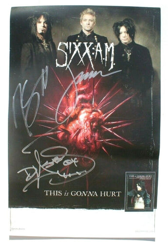 SIXX: AM (Nikki Six, Dj Ashba) This IS Gonna Hurt Signed Book Release