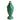 Vintage Green Glazed Ceramic Owl Bottle Decanter W/ Cork Bottle Stamped