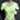 New Women's Green Girls Groovy SWIRLS Crop Top V Bottom Emo Girl Indie Core