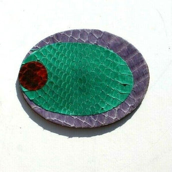 VTG Women's 1980's - 1990's Leather Rope Snake Skin Decoration Hardware