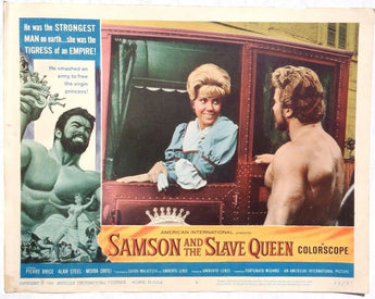 Vintage 1963 Samson And The Slave Queen (Pierre Brice) 64/27 LOBBY CARD