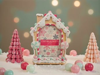 New Pink Candyland Gingerbread House Christmas 5" X 7" Photo Frame Room Decor