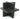 Black Ceramic MCM Abstract Geometrical Plus Symbol Figurine Room Decor