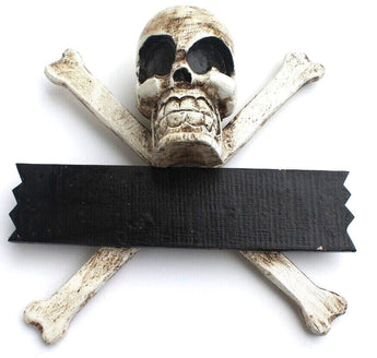 New CUSTOM MADE Poison Skull Pirate Halloween Wood Sign Room Decor Decoration