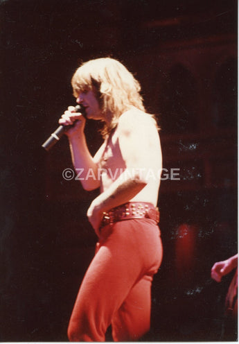 Vtg 1980s Ozzy Osbourne On Stage / Concert Tour Preforming Music Photo #2980