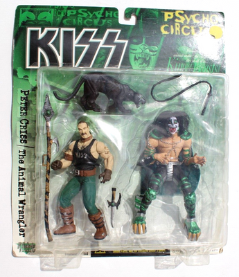 McFarlane Peter Criss Action Figure 1998 KISS Psycho Circus Animal Wrangler Toy