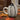 New Halloween Black & White Stripped Pumpkin Spooky Coffee Tea Mug W/ Lid