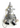 Vtg Wood Tin Man Wizard Of Oz Nursery Rhymes Christmas Tree Ornament Holiday