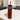 New Red / Black Modern Bling Disney Mickey Mouse Water Bottle W/ Straw Wood Top