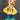 Vintage 1980's Paper Mache (Funny) Golfing Clown Table Top Statue Art #2