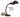 Vtg No Name Portable Gooseneck Cast Iron Art Deco Industrial Table Desk Lamp